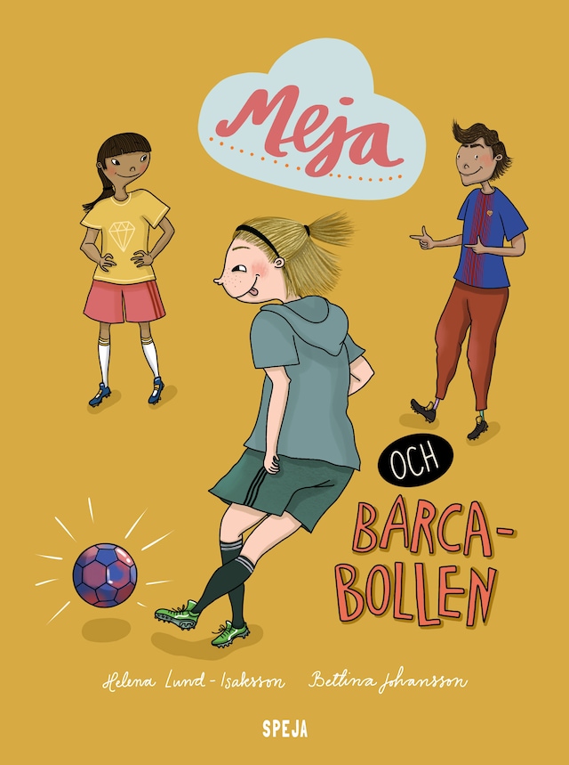 Boekomslag van Meja och Barca-bollen