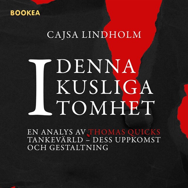 Bogomslag for I denna kusliga tomhet : en analys av Tomas Quicks tankevärld, dess uppkomst och gestaltning