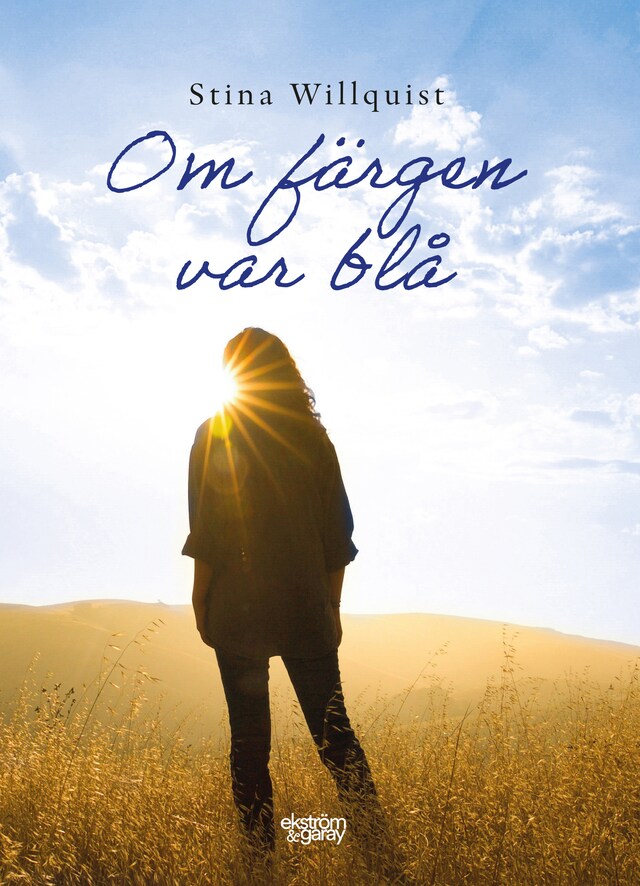 Portada de libro para Om färgen var blå