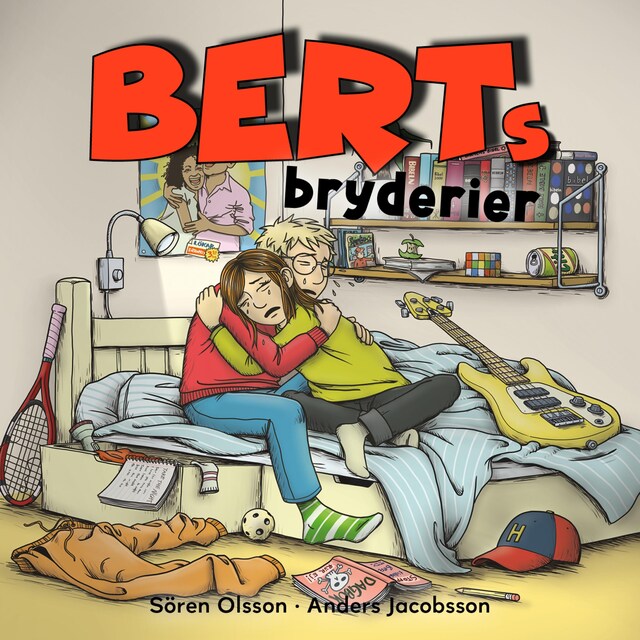 Buchcover für Berts bryderier