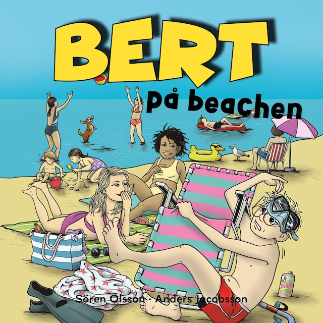 Boekomslag van Bert på beachen