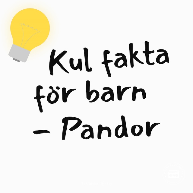 Book cover for Kul fakta för barn: Pandor