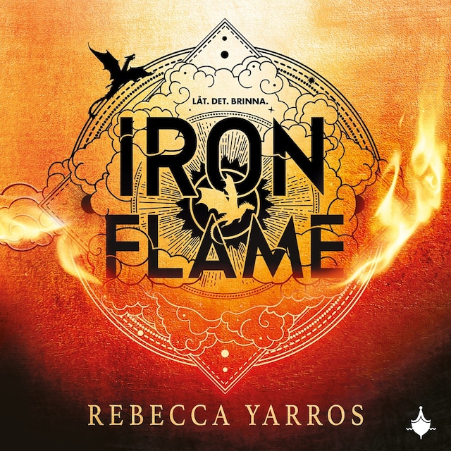 Book cover for Iron Flame (svensk utgåva)