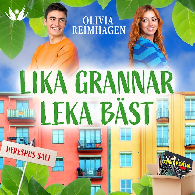 Book cover for Lika grannar leka bäst