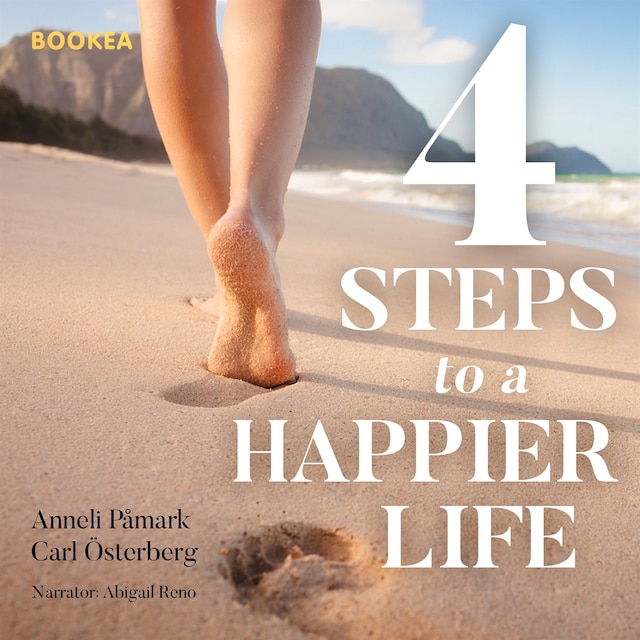 Kirjankansi teokselle 4 steps to a happier life