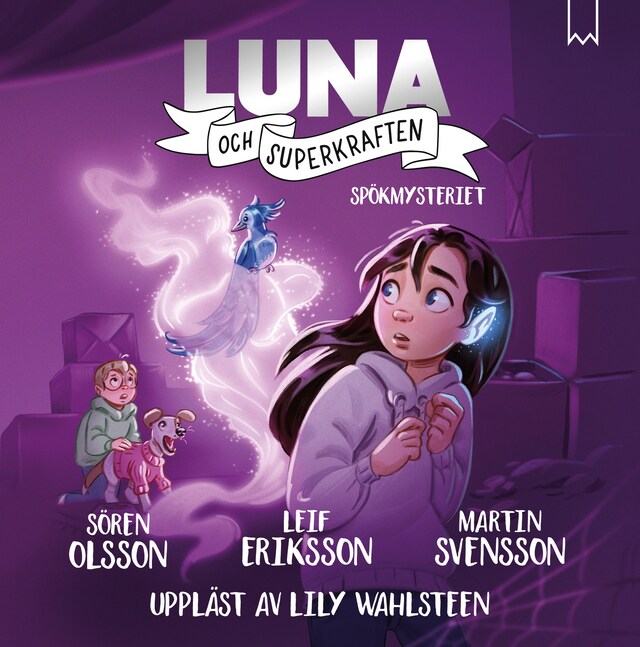 Buchcover für Luna och superkraften: Spökmysteriet