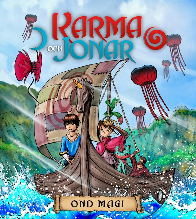 Book cover for Karma och Jonar: Ond magi