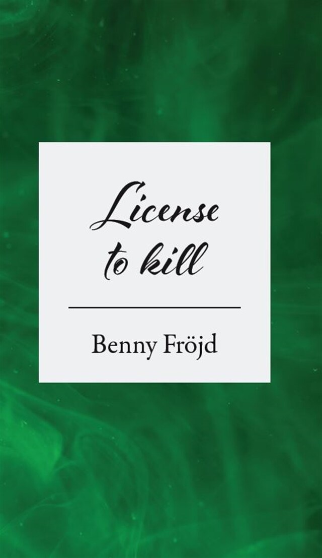 Boekomslag van License to kill