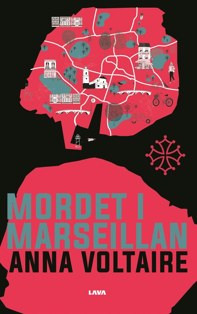 Buchcover für Mordet i Marseillan