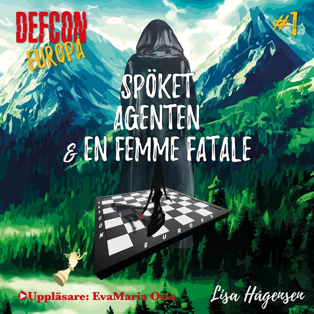 Portada de libro para Defcon Europa #1: Spöket Agenten & En Femme Fatale