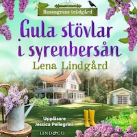 Gula stövlar i syrenbersån
