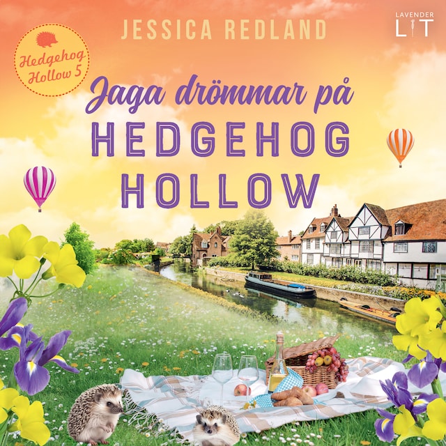 Boekomslag van Jaga drömmar på Hedgehog Hollow