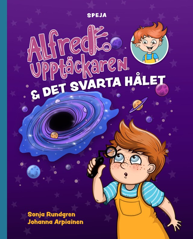 Book cover for Alfred Upptäckaren och det svarta hålet