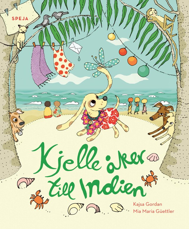 Book cover for Kjelle åker till Indien