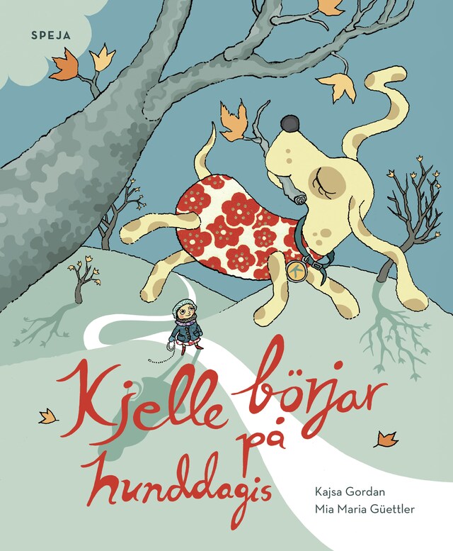 Book cover for Kjelle börjar på hunddagis