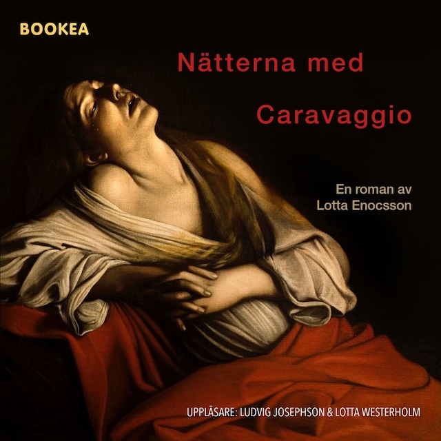 Boekomslag van Nätterna med Caravaggio