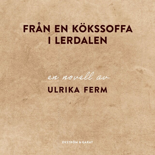 Book cover for Från en kökssoffa i Lerdalen
