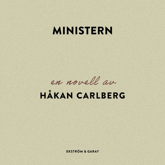 Buchcover für Ministern