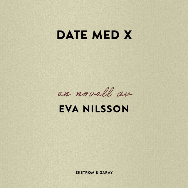 Book cover for Date med X