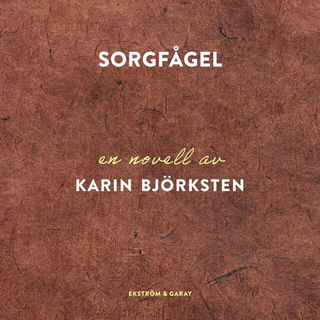 Bokomslag for Sorgfågel