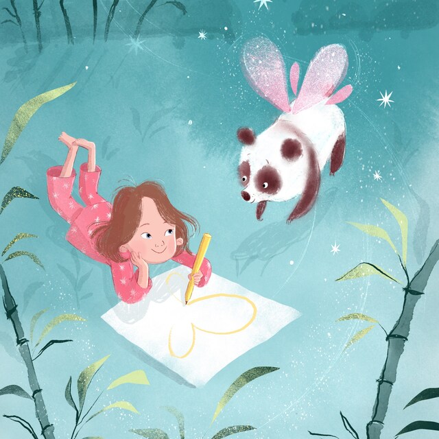 Book cover for Moongirl Sasha and the Panda