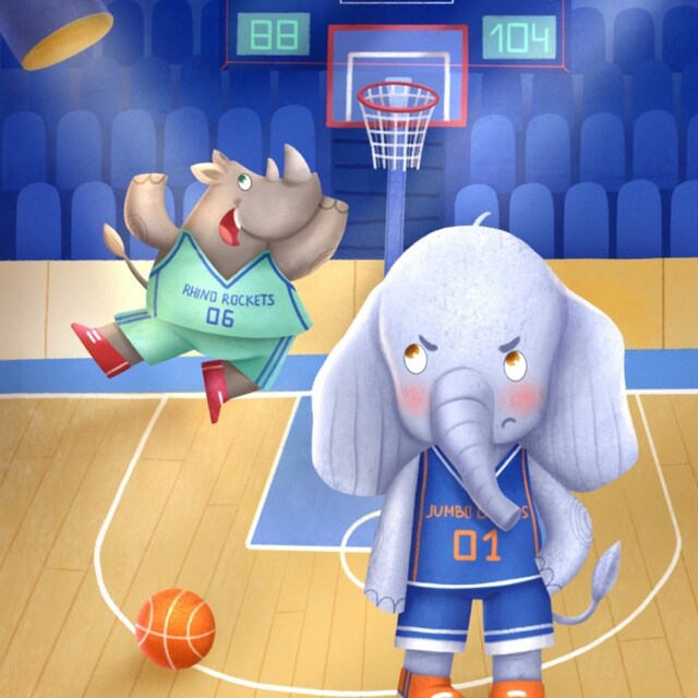 Portada de libro para Kristian the competitive elephant