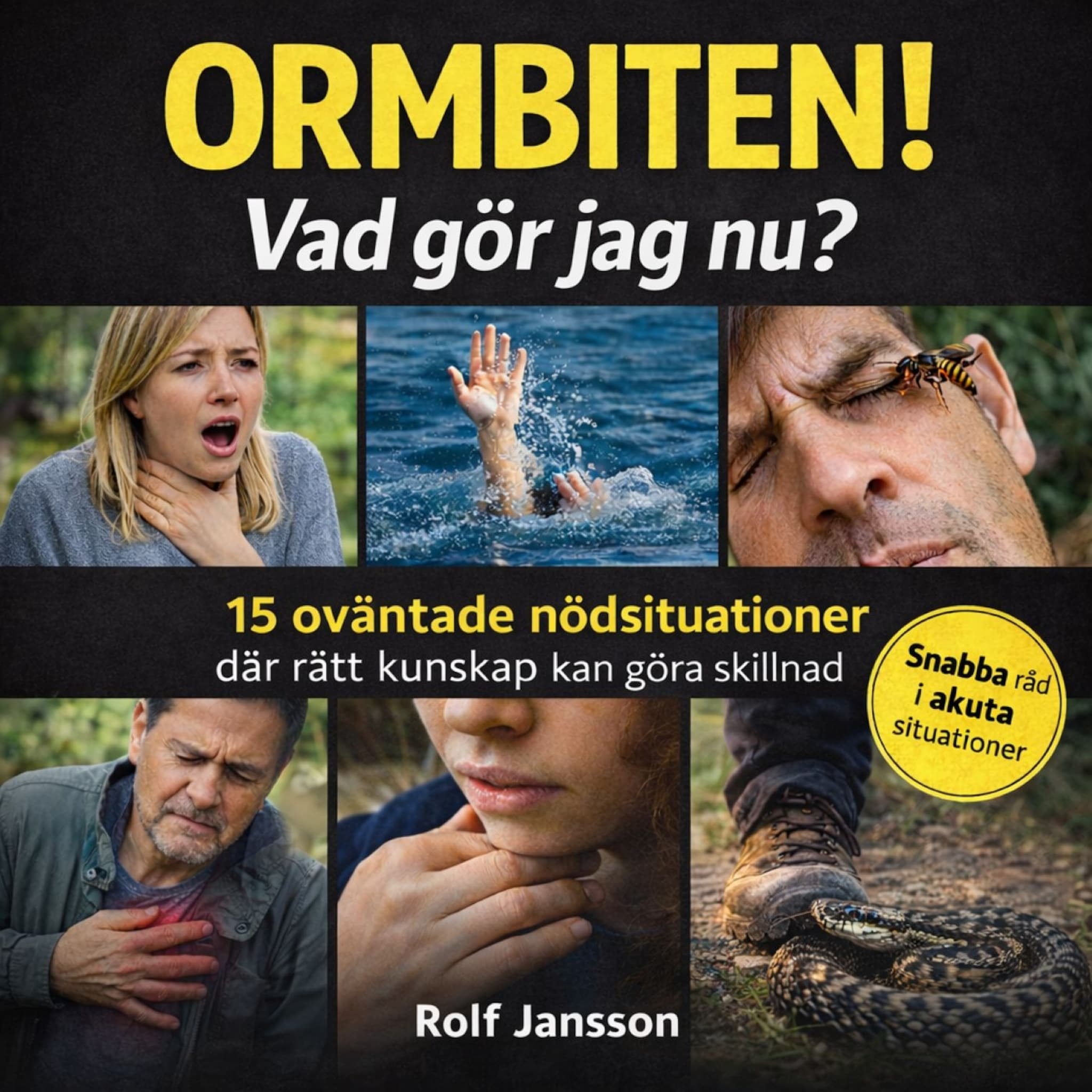 Ormbiten! Vad gör jag nu?