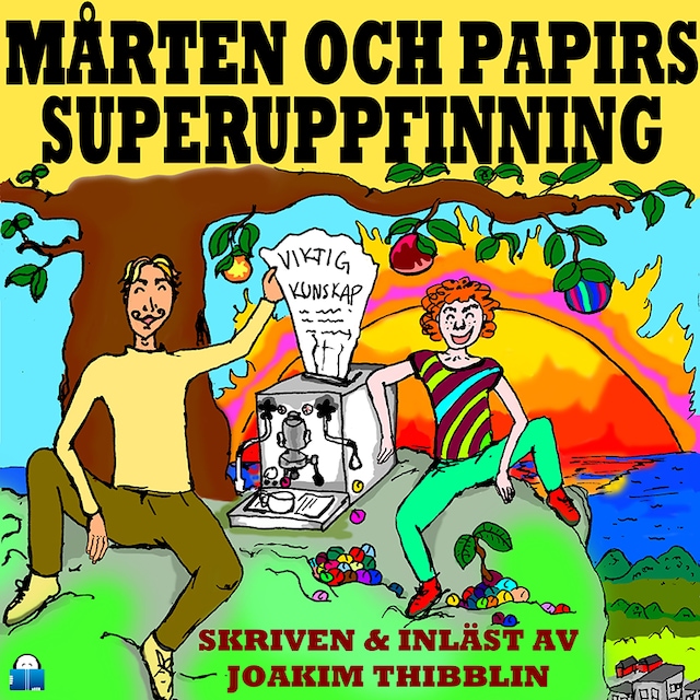 Portada de libro para Mårten och Papirs superuppfinning