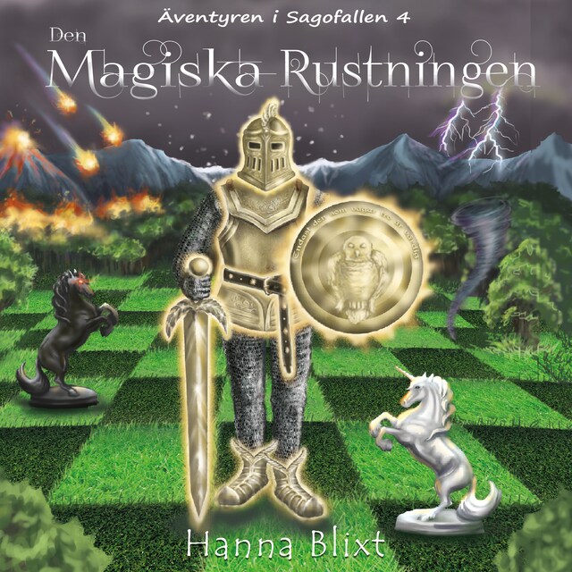 Buchcover für Den magiska rustningen