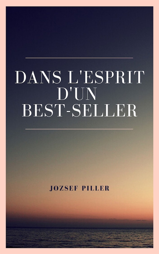 Book cover for Dans l'esprit d'un best-seller