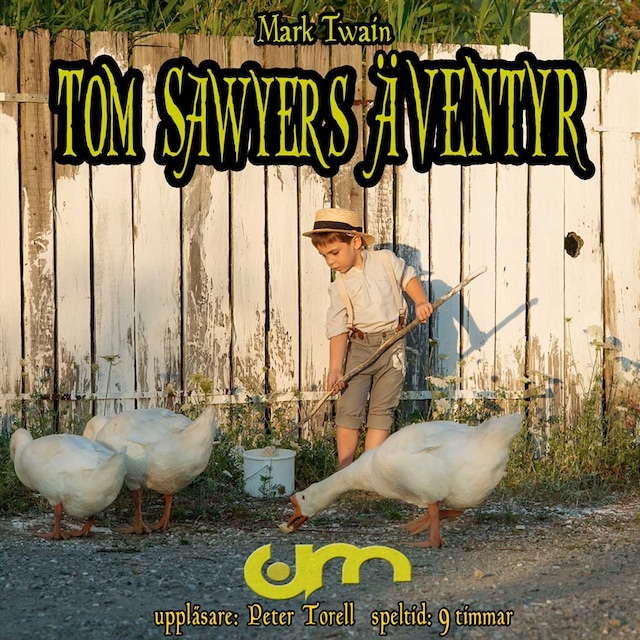 Book cover for Tom Sawyers äventyr