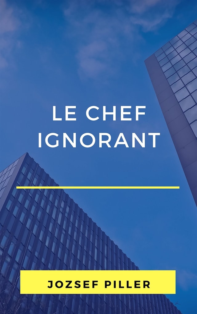 Book cover for Le chef ignorant