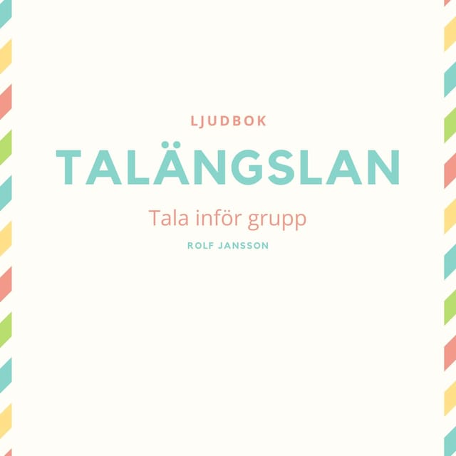 Book cover for Talängslan - Tala inför grupp