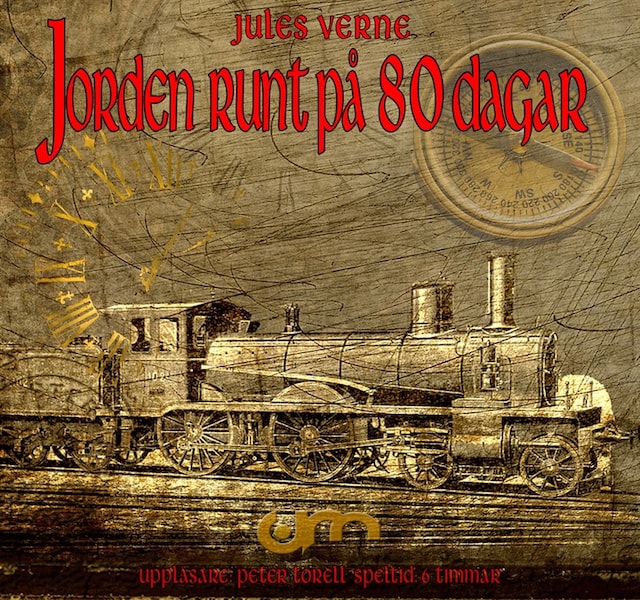 Book cover for Jorden runt på 80 dagar