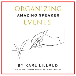 Organizing amazing speaker events bookCoverFor