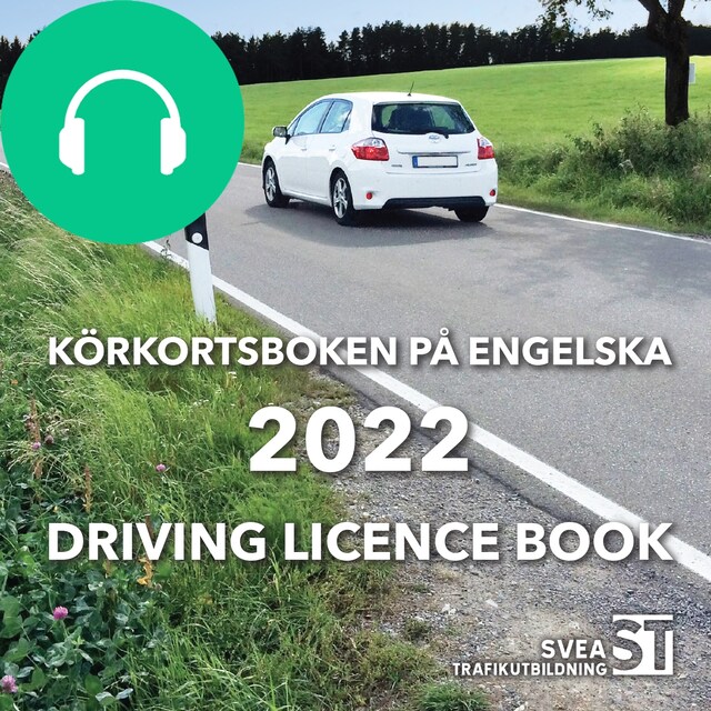 Book cover for Körkortsboken på engelska 2022: Driving licence book