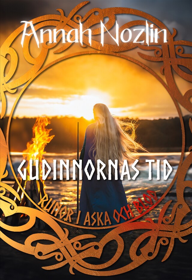 Copertina del libro per Gudinnornas tid, runor i aska och blod