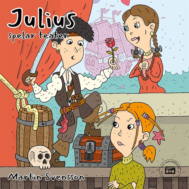 Book cover for Julius spelar teater