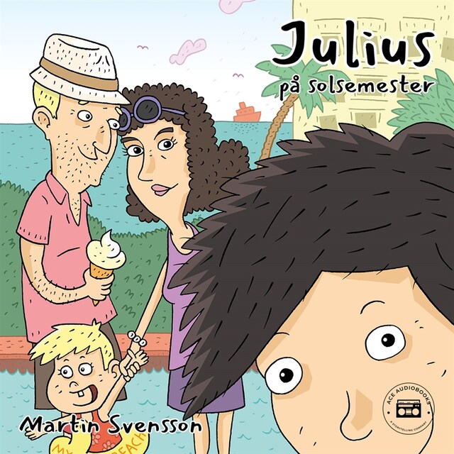 Book cover for Julius på solsemester