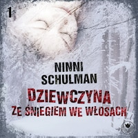 Dziewczyna ze śniegiem we włosach