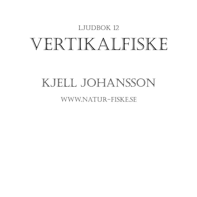 Kirjankansi teokselle Vertikalfiske