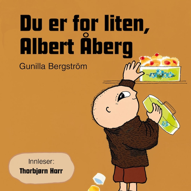 Boekomslag van Du er for liten, Albert Åberg