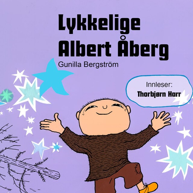 Boekomslag van Lykkelige Albert Åberg