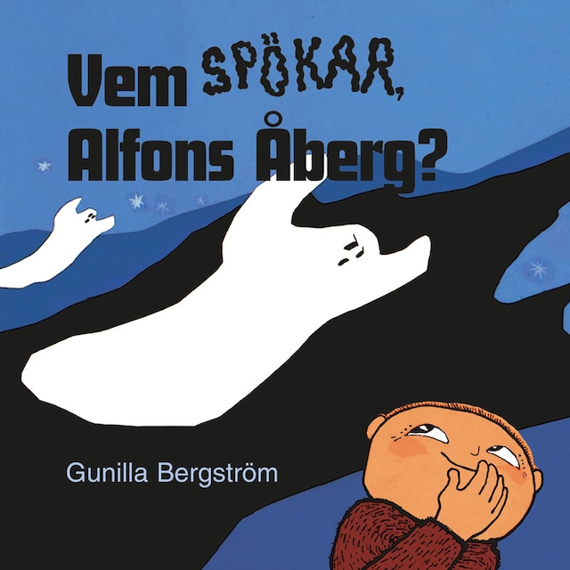 Couverture de livre pour Vem spökar, Alfons Åberg?