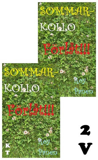 SOMMARKOLLO Förlåt!!! (2 versioner) bookCoverFor