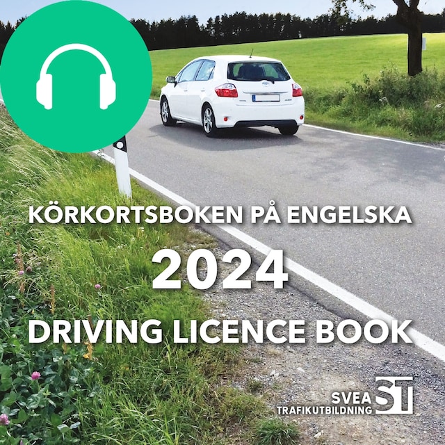 Boekomslag van Körkortsboken på engelska 2024: Driving licence book