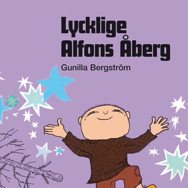 Book cover for Lycklige Alfons Åberg