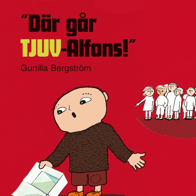 Book cover for "Där går TJUV-Alfons!"