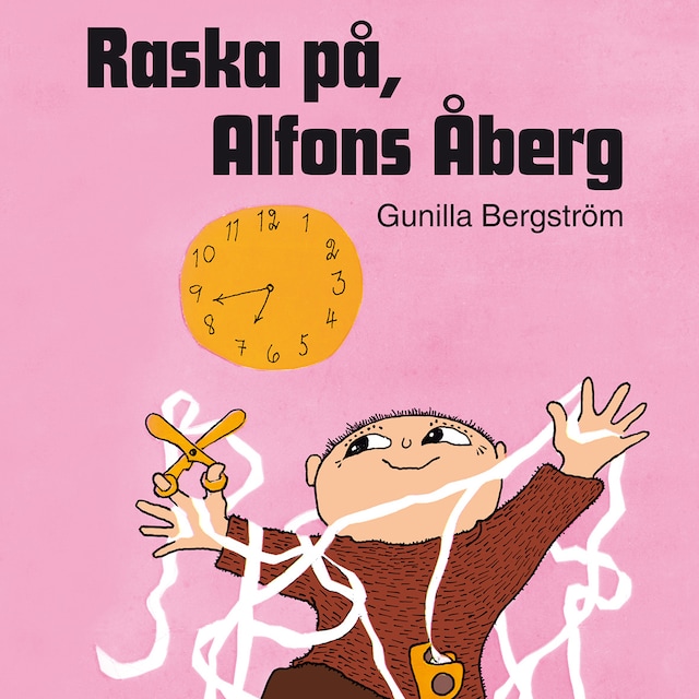 Okładka książki dla Raska på, Alfons Åberg!