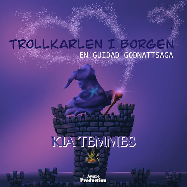 Book cover for Trollkarlen i borgen, en guidad godnattsaga